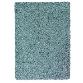 Tapis Shaggy Uni Bleu Oeuf de Canard - Californie - 60x230cm (2'x7'8") 2