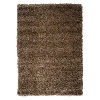 Tapis Shaggy Uni Marron - California - 120x170cm (4'x5'8") 2