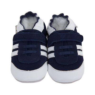 Baby slippers Navy trainers