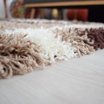 Tapis Shaggy Beige Boxed - California - 160x230cm (5'4"x7'8") 4