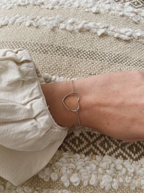 Bracelet lova - couleur argent