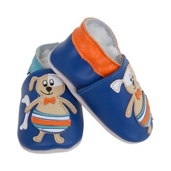 Chaussons bébé Chien à la mer 15