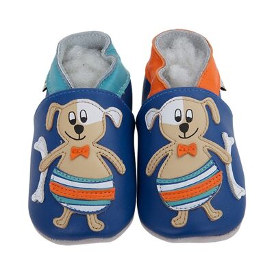 Dog by the sea baby slippers