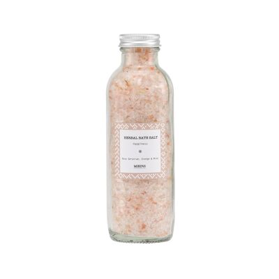 Sale da bagno alle erbe - Happiness - Rose Geranium, Orange & Mint