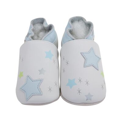 Polar sky baby slippers