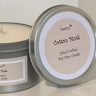 Cotton Musk Candle (Large)