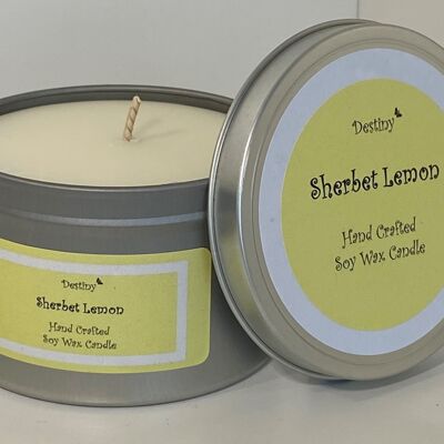 Sherbet Lemon Candle (Large)