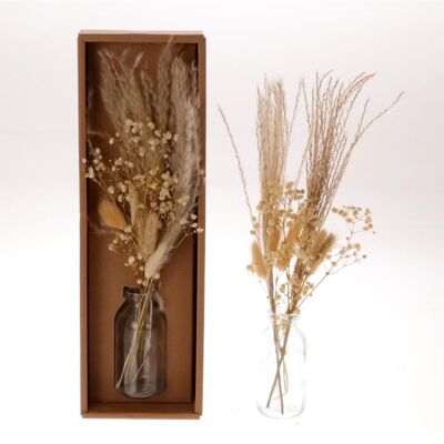Dried flowers with vase S