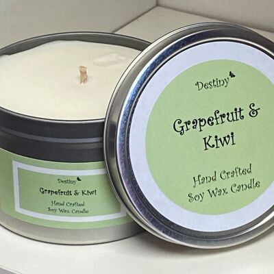 Grapefruit and Kiwi Candle (Large)