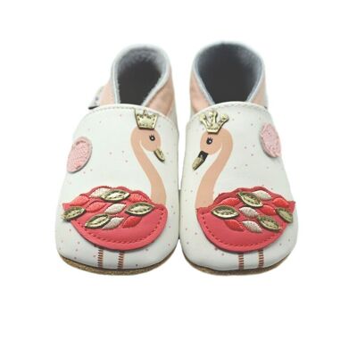 Chaussons bébé - Flamants roses 2-3 ans