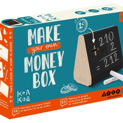 Build a piggy bank and become a math whiz!