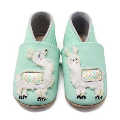 Llama baby slippers