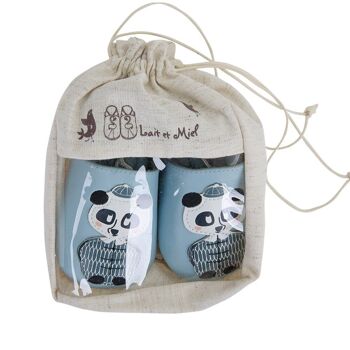 Chaussons bébé Panda mandarin 4