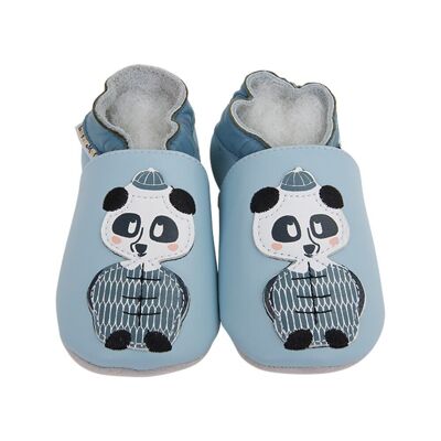Mandarin panda baby slippers