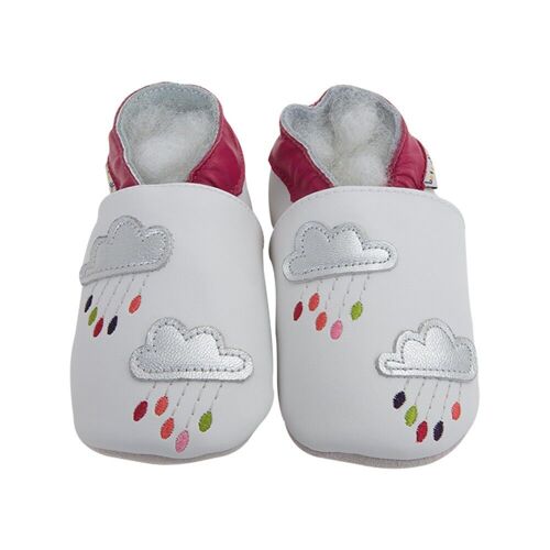 Chaussons bébé - Pluie de couleurs 3-4 ans