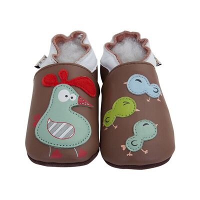 Chaussons bébé Poulailler