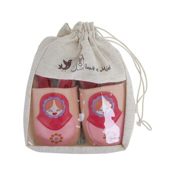 Chaussons bébé Poupée russe 4