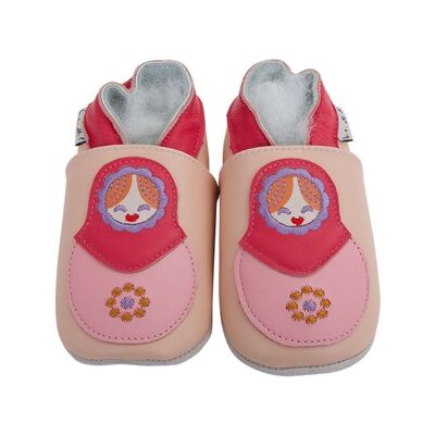 Pantofole per bebè - Bambola russa 3-4 anni