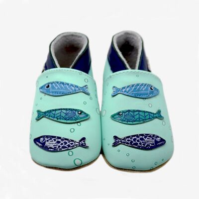 Chaussons bébé - Sardines 2-3 ANS