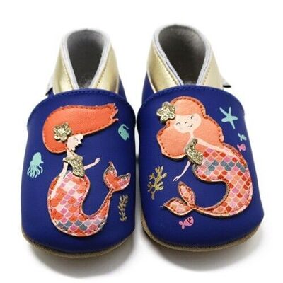 Mermaid baby slippers