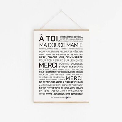 Affiche 20 ans - Les mots à l'affiche