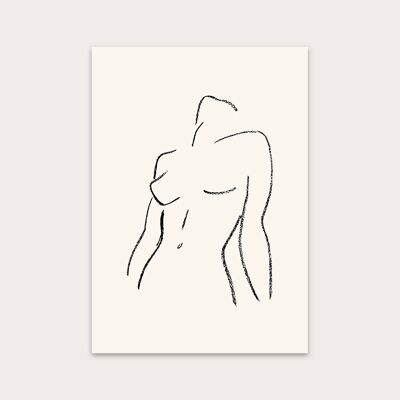 Forme féminine 02 Art Print A4