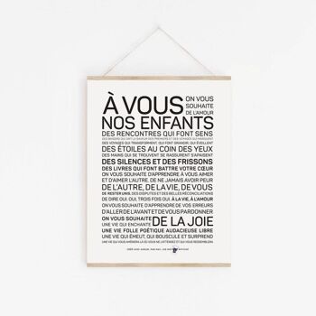 Affiche A vous, nos enfants - A3