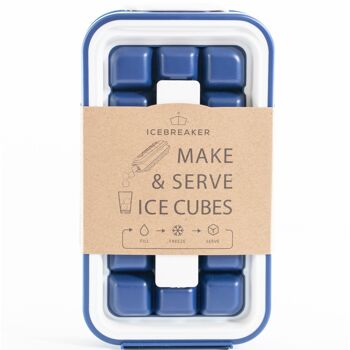 ICEBREAKER NORDIC POP, Bleu Saphir - Bac à Glaçons - Donne 18 Cubes | Ustensiles de cuisine 4