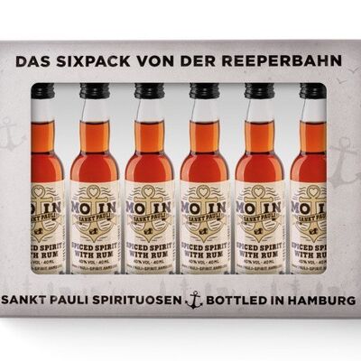 MOIN Rum Lütten Sixpack in a gift box 6x 4cl