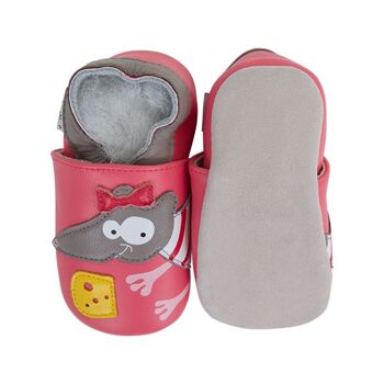 Chaussons bébé - Souris 3-4 ans 5