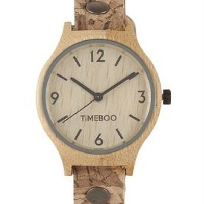 VEGAN Single HORLOGE  MET cijfers DARK