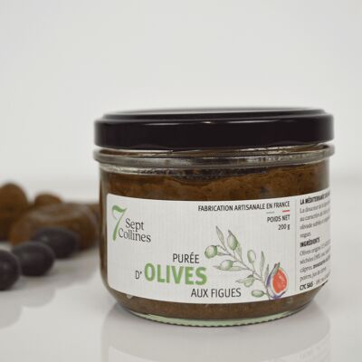 Puré de aceitunas con higos - 200g