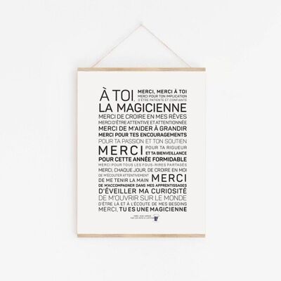 Affiche Magicienne - A3