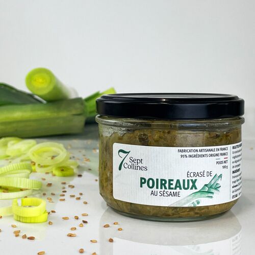 Ecrasé de poireaux au sésame - 200g