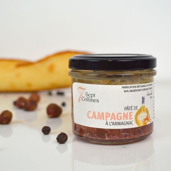 Pâté de campagne à l'Armagnac - 100g - Tartinable pour l'apéritif