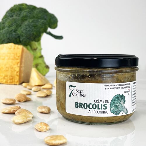 Crème de brocolis au pecorino & amandes - 200g