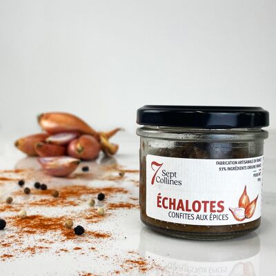 Shallots confit with spices - 100g - Spreadable for an aperitif