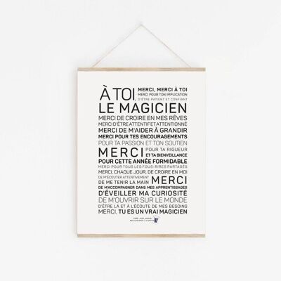 Affiche Magicien - A3