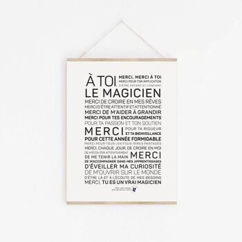 Affiche Magicien - A2