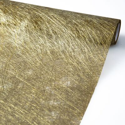 Metallic non-woven 50cm x 4.5m - Gold
