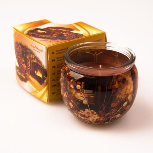 "Magic Time" cinnamon fragrance candle