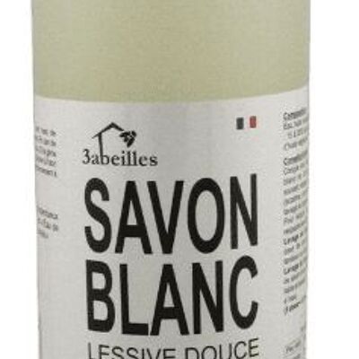 Sapone Bianco 1 L, Detersivo per Bucato Liquido Biologico SENZA ALLERGENI