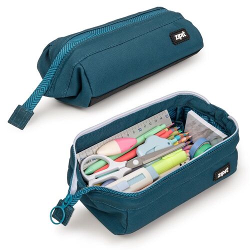 ZIPIT Lenny Pencil Case, Teal