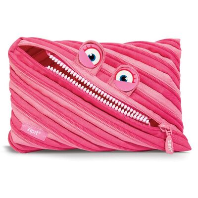ZIPIT Wildlings Jumbo Estuche para lápices, Estuche para niñas, Rosa