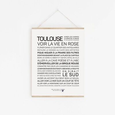 Toulouse-Plakat - A3