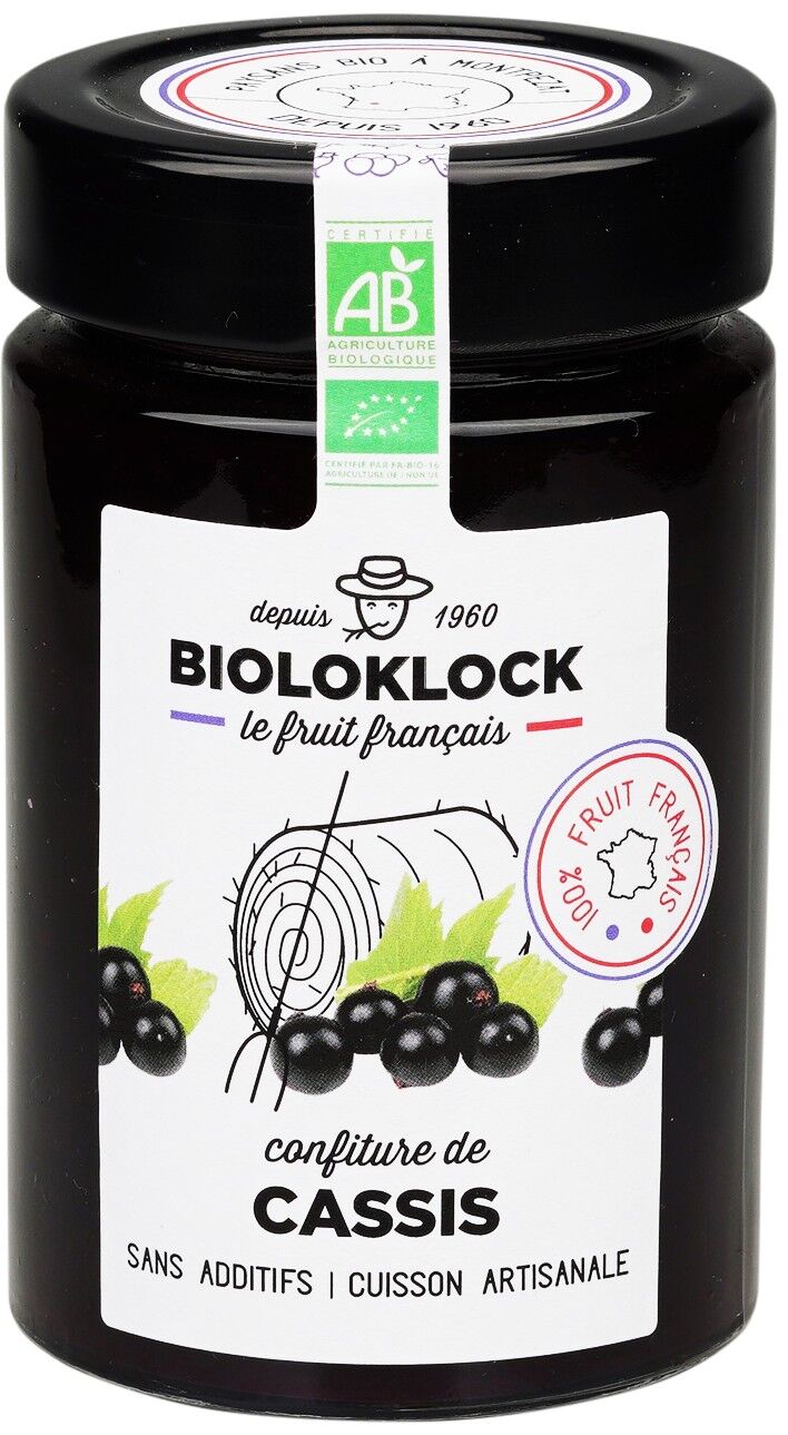 Confettura di ribes nero francese biologica