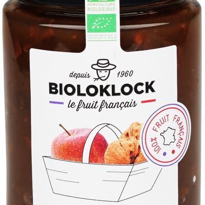 Französische BIO-Apfel-Walnuss-Marmelade