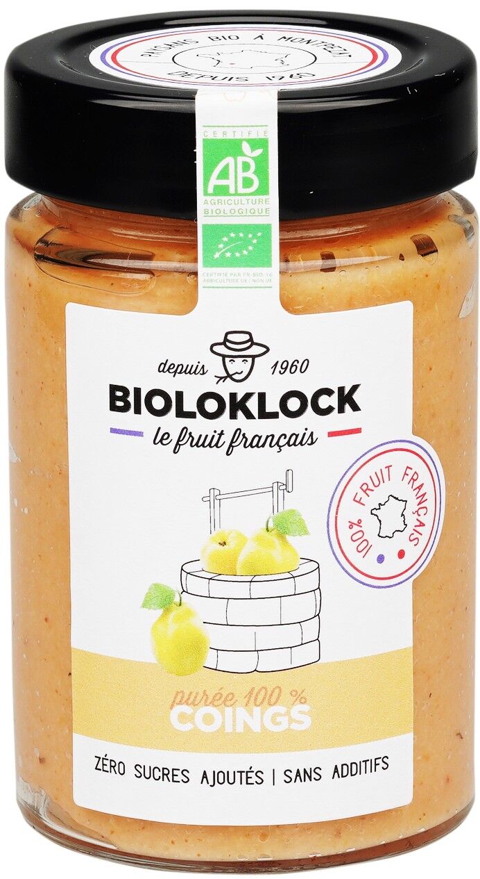 Purea di mele cotogne biologiche