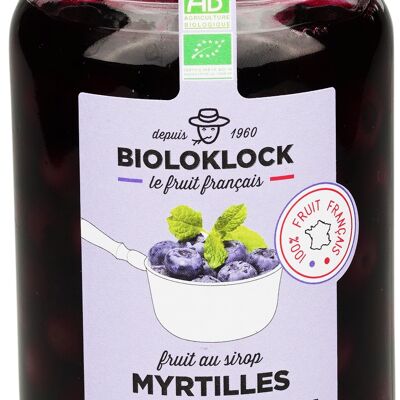 Blueberries in syrup