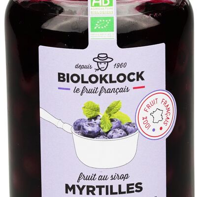 Myrtilles au sirop